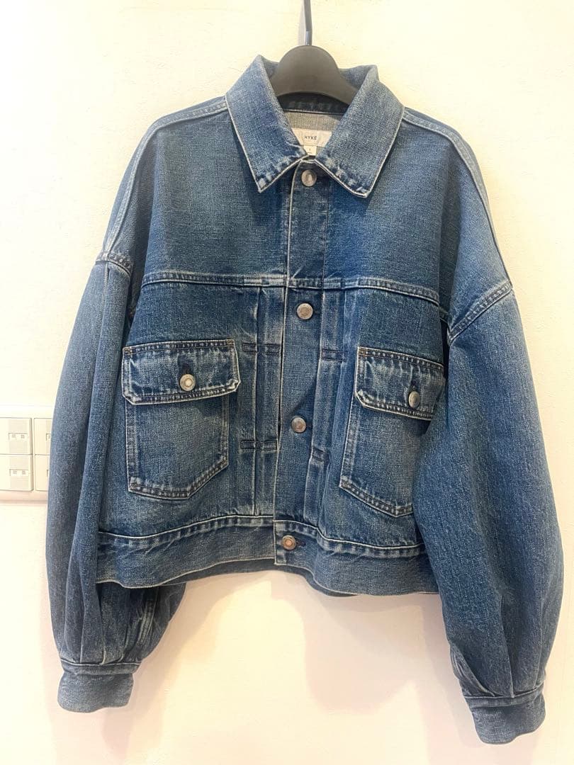 専用　未使用　HYKE バルーンスリーブ デニムジャケット　サイズ1