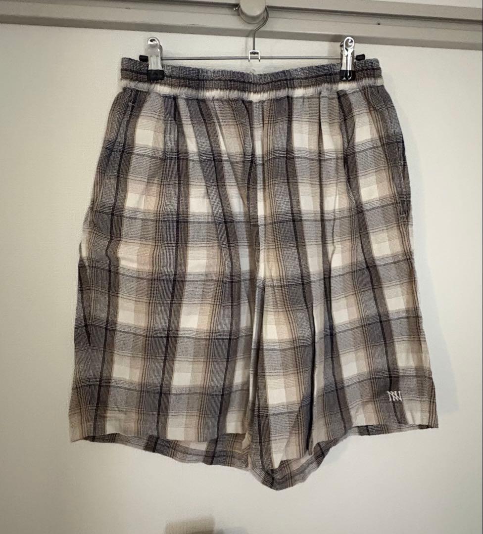 NICENESS コットンシルクハーフパンツ