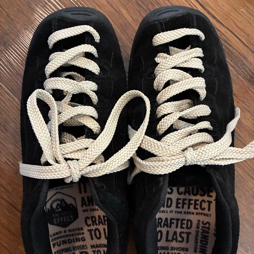 【美品】KEEN キーン ジャスパー WP ブラック 24cm（箱付き）