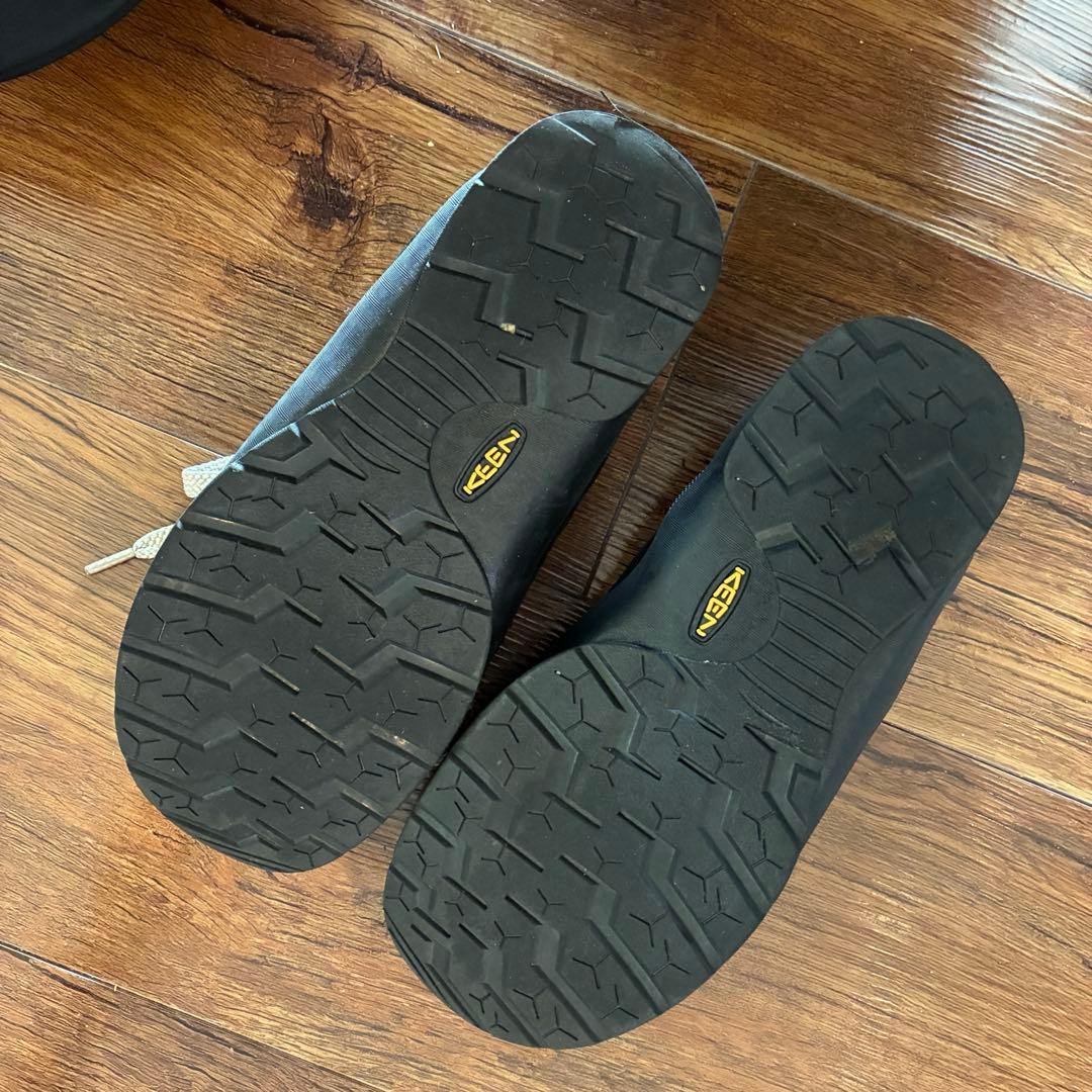 【美品】KEEN キーン ジャスパー WP ブラック 24cm（箱付き）