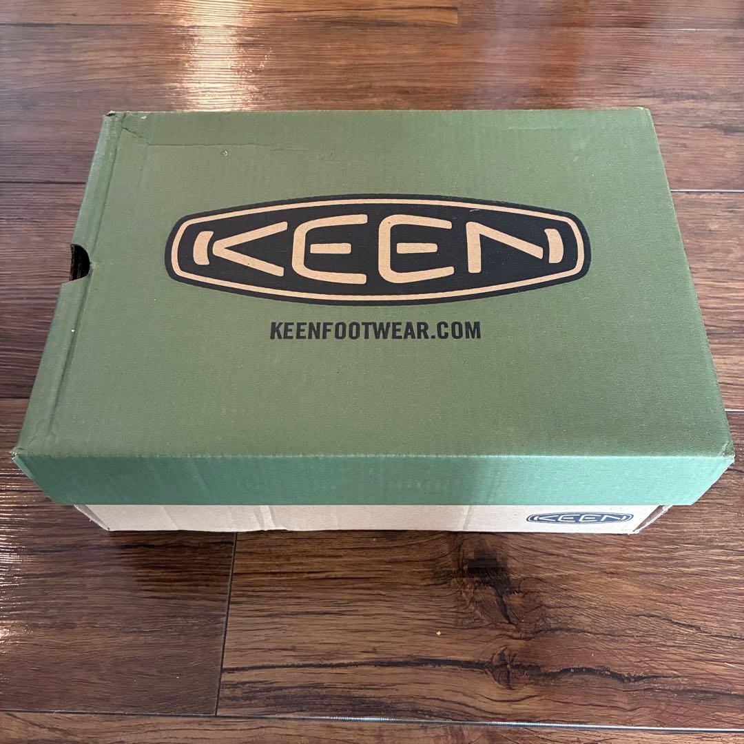 【美品】KEEN キーン ジャスパー WP ブラック 24cm（箱付き）