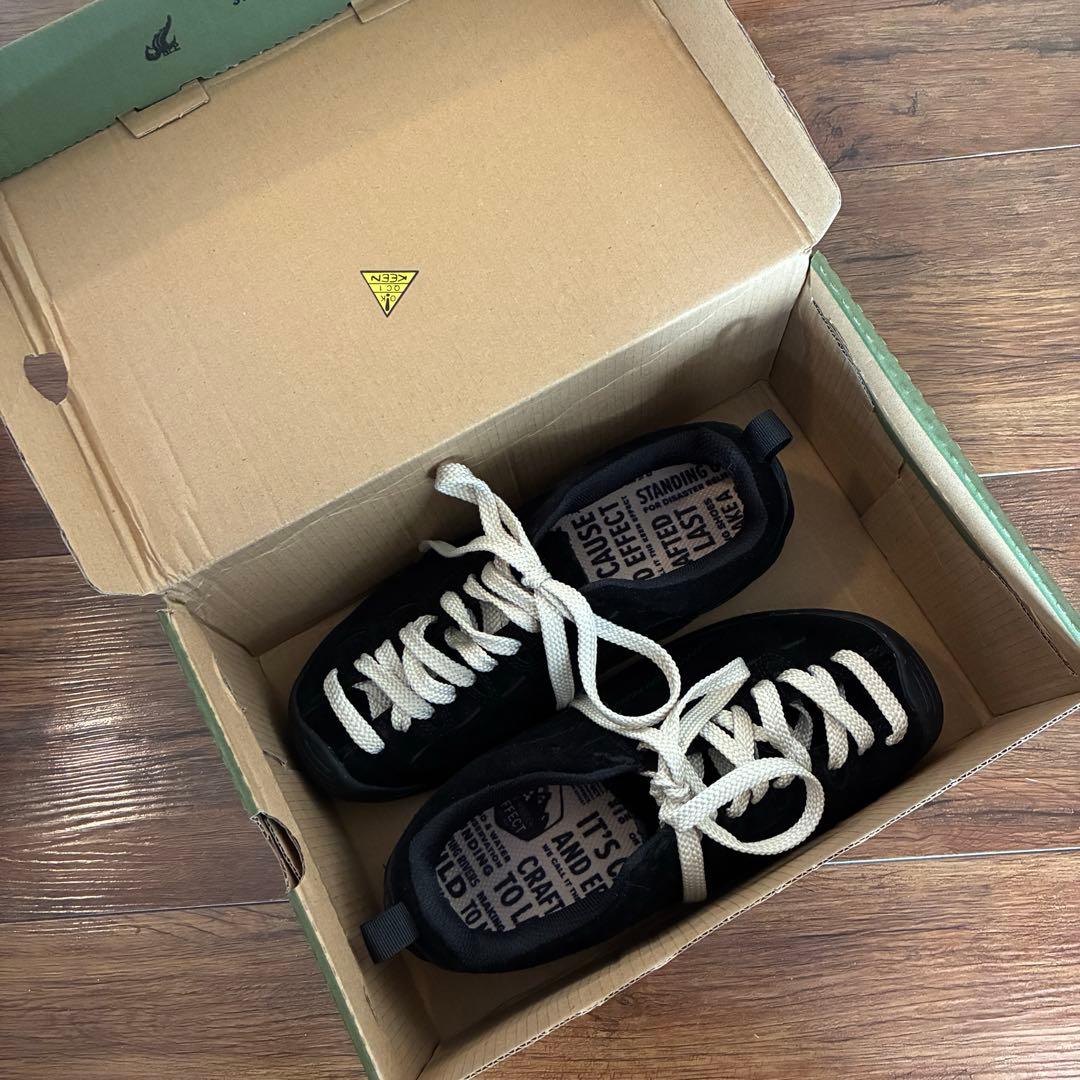 【美品】KEEN キーン ジャスパー WP ブラック 24cm（箱付き）