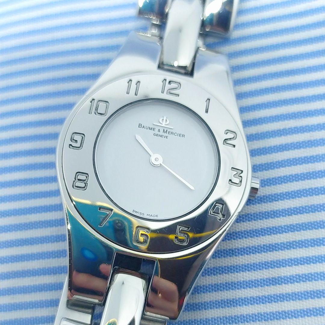 ★美品★オーバーホール済★ボーム＆メルシェ リネア レディース クォーツ腕時計