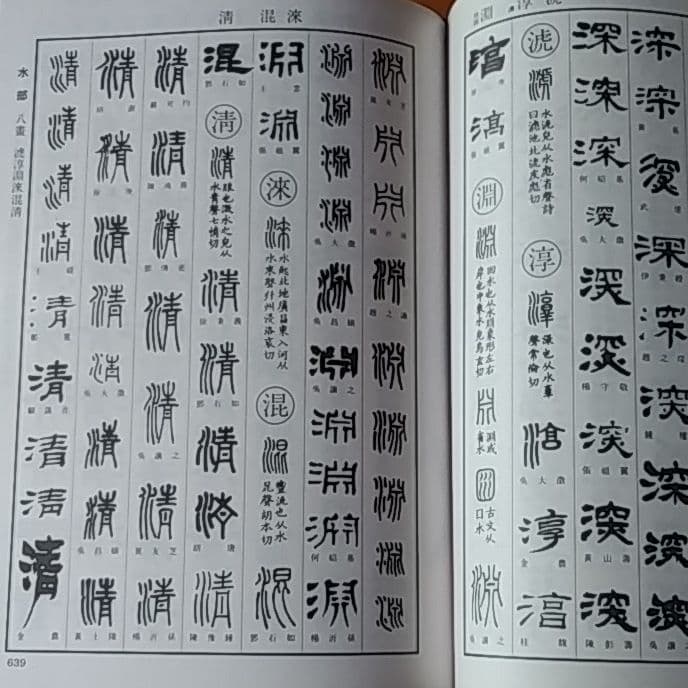篆隷字典