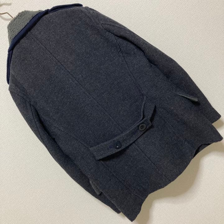 専用■sacai サカイ■ウール ピーコート 裏ボア インディゴ Pコート 1