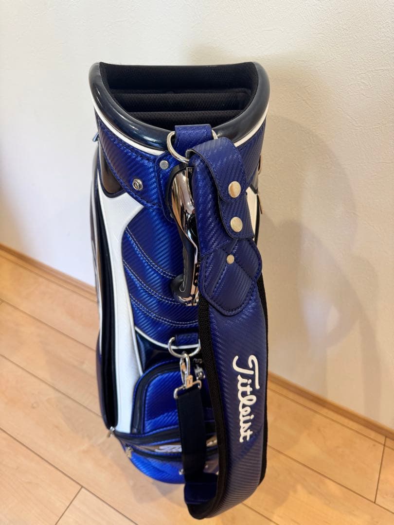 Titleist ✴︎ゴルフバッグ／キャディバッグ　青白