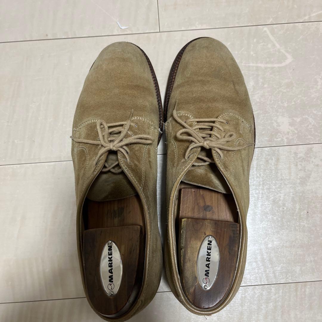 ALDEN サンドスウェード 外羽根式プレーントゥ（EDIFICE別注品）