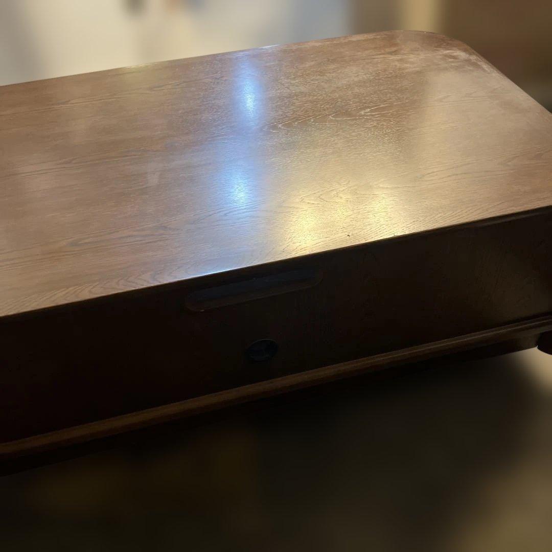 ⭐︎カリモク製/木製テレビ台 ガラス扉付き ブラウン/送料設置無料！