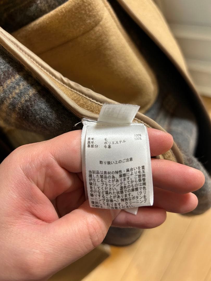 美品 ブルックスブラザーズ ダッフルコート ベージュ キャメル サイズＸＳ