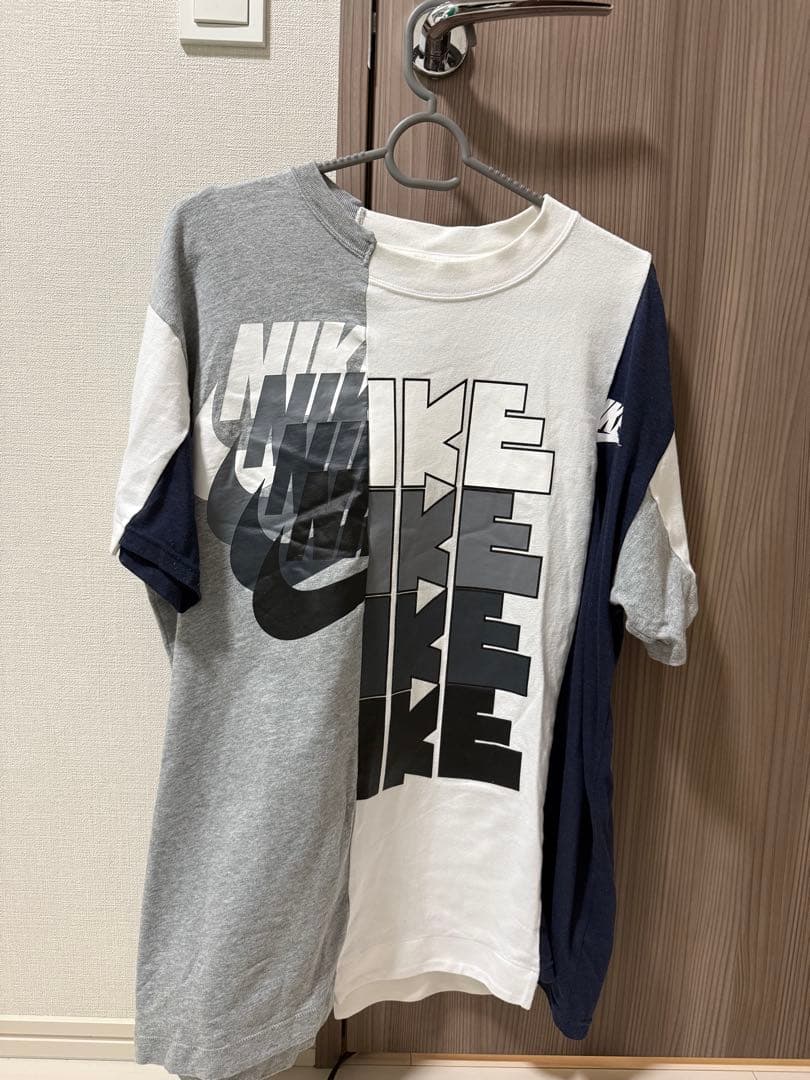 ニ*ー様 『sacai×NIKE』サカイ×ナイキ (L) 再構築Tシャツ 木村拓