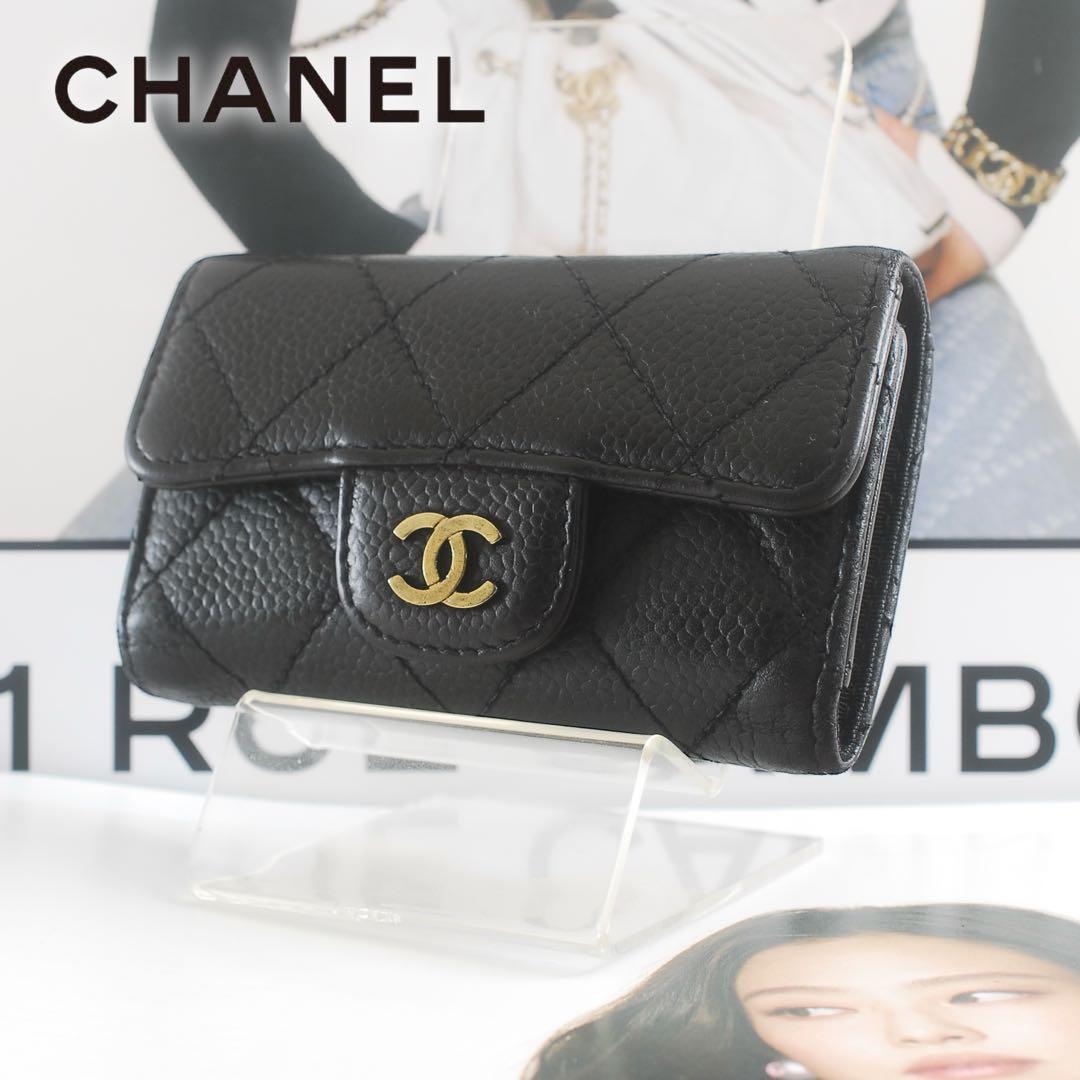 CHANEL＊シャネル＊キャビアスキン＊マトラッセ＊六連キーチェーン