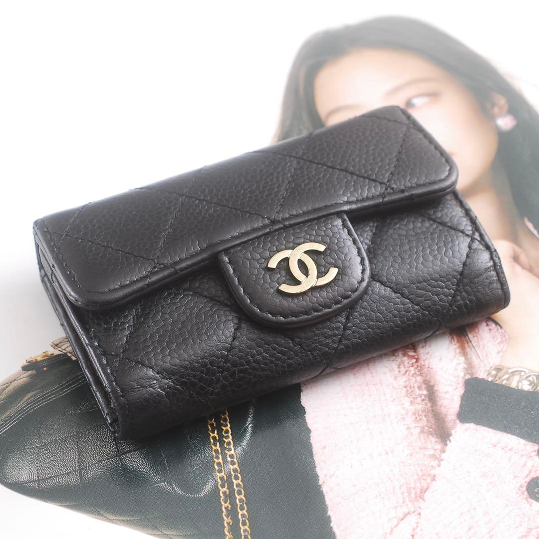 CHANEL＊シャネル＊キャビアスキン＊マトラッセ＊六連キーチェーン