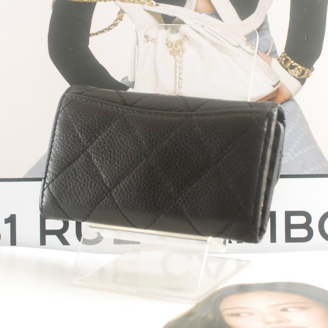 CHANEL＊シャネル＊キャビアスキン＊マトラッセ＊六連キーチェーン