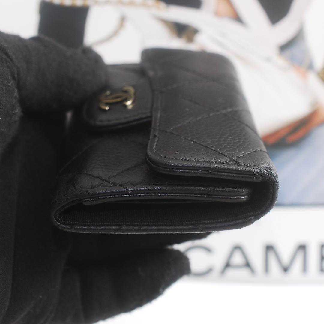 CHANEL＊シャネル＊キャビアスキン＊マトラッセ＊六連キーチェーン