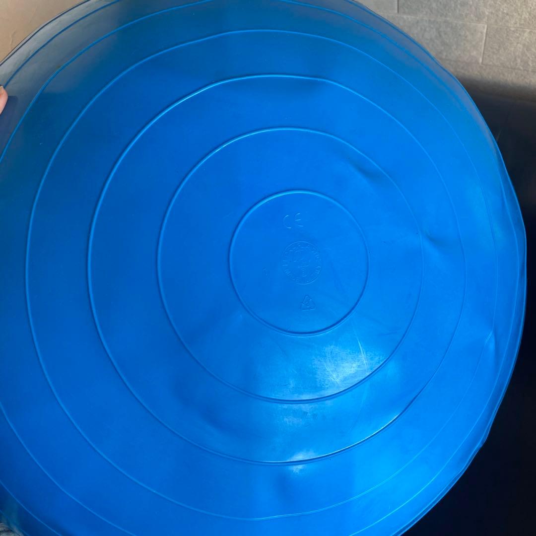 ギムニク(GYMNIC) フィジオロール イタリア製 青　70㎝　ピーナッツ型