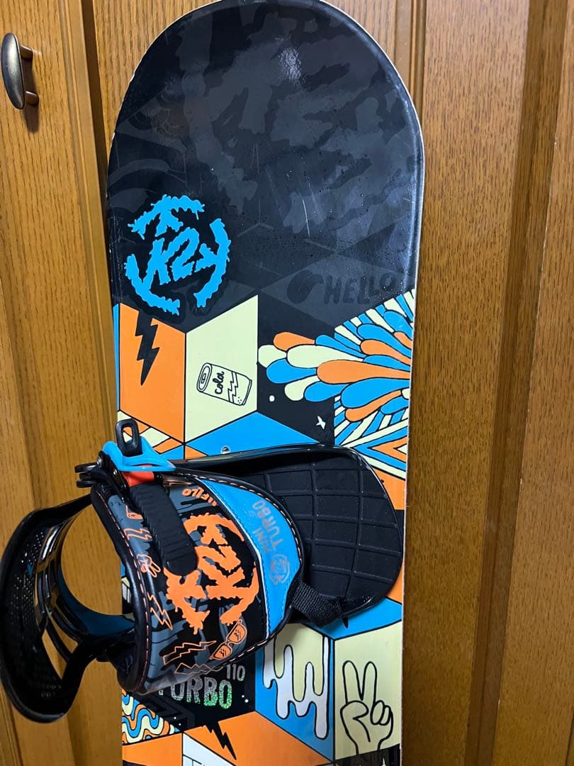 K2 MINI TURBO 100 スノーボード キッズ 3点セット