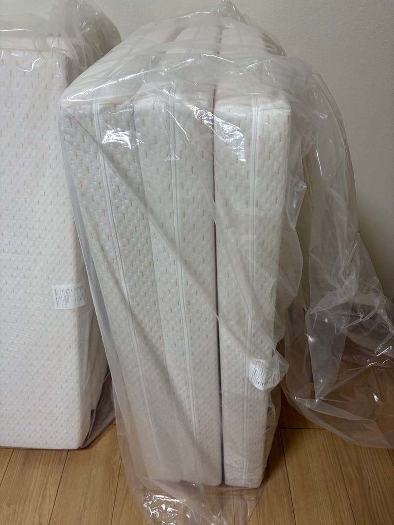 【2個セット】西川 高反発 三つ折りマットレス シングル 9cm 折りたたみ