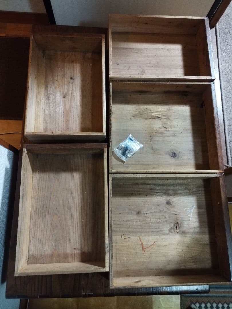 昭和レトロな木製文机 座卓