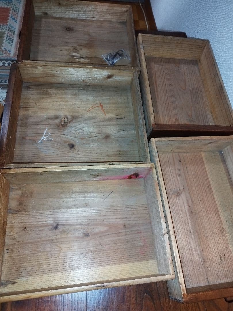 昭和レトロな木製文机 座卓