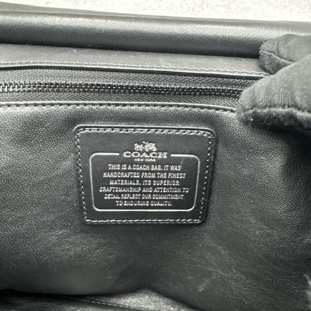 美品　コーチ　ドリフター　ターンロック　2way　ブラック　38389