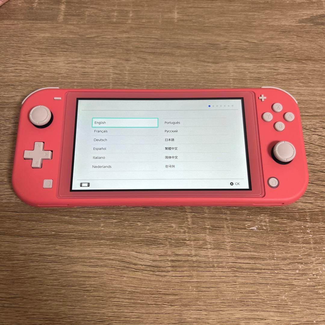 Nintendo Switch Lite ピンク(充電器付き)