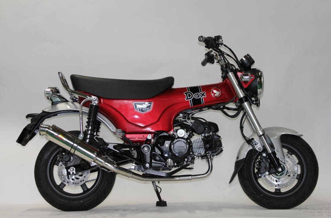 未使用 DAX125 マフラー リアライズ エンプレス ステンレスマフラー