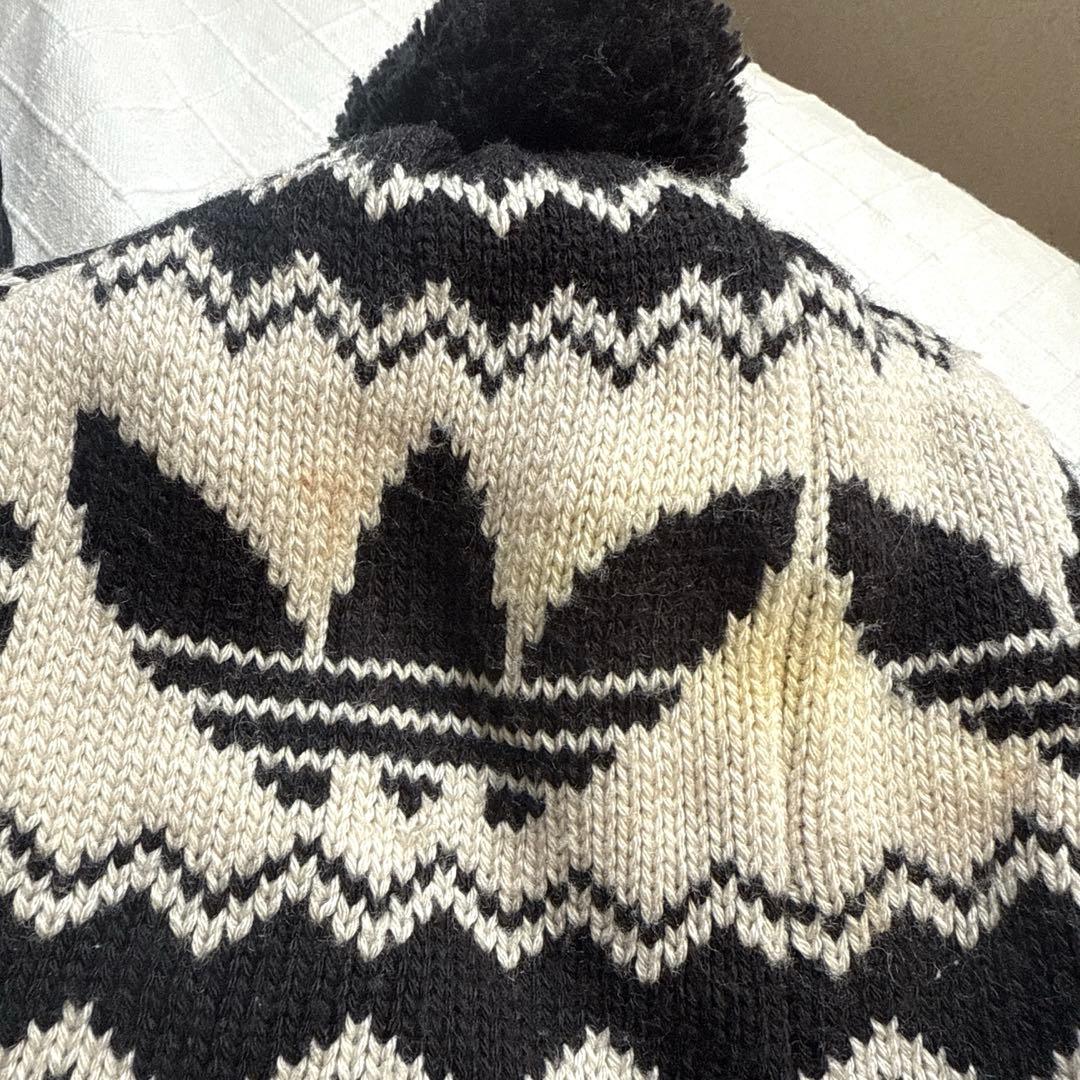 【レア】 adidas original ニット帽 Y2K フライトキャップ