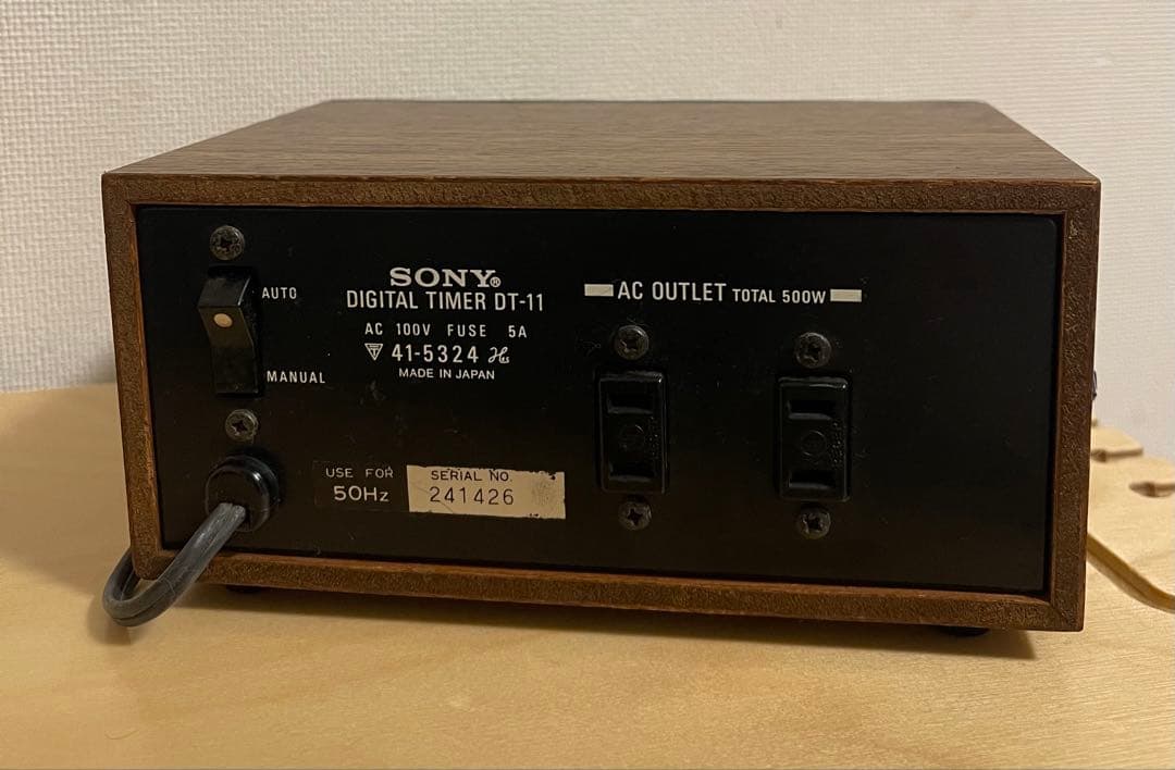 SONY DT-11 ソニー デジタルタイマー　アンティーク　時計