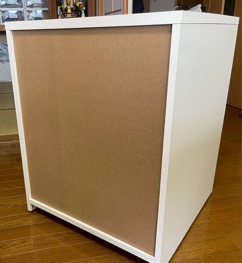 【しばちゃん】ディノス 4段チェスト　収納 押入れ 隠しキャスター付き