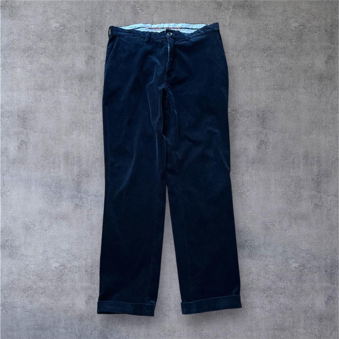 Polo Ralph Lauren コーデュロイパンツ 濃紺 38×36 ダブル