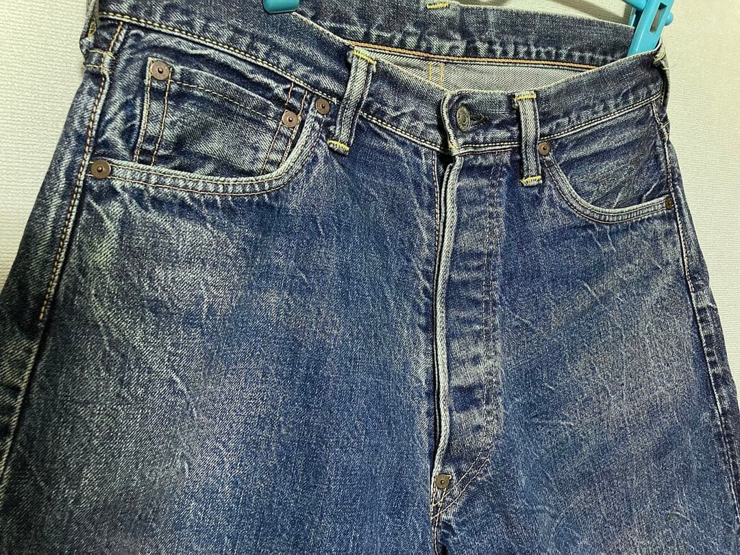 ■ 希少・エヴィスNo2 2001 虎耳 カモメペイント ハーフパンツ33×35