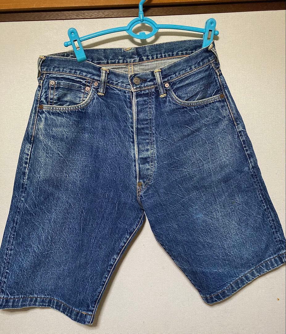 ■ 希少・エヴィスNo2 2001 虎耳 カモメペイント ハーフパンツ33×35