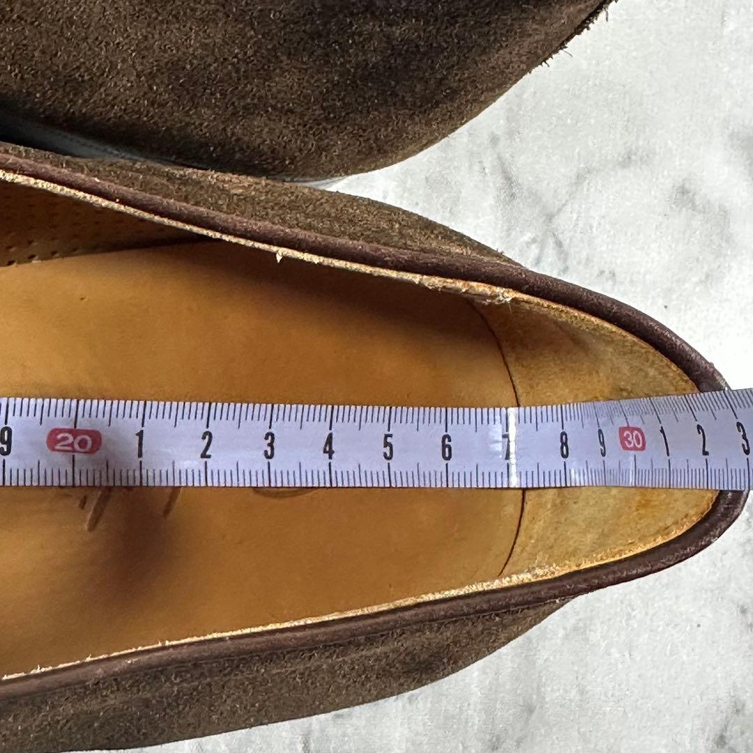 PACO MILAN ブラウン スエード タッセルローファー 26.5㎝相当