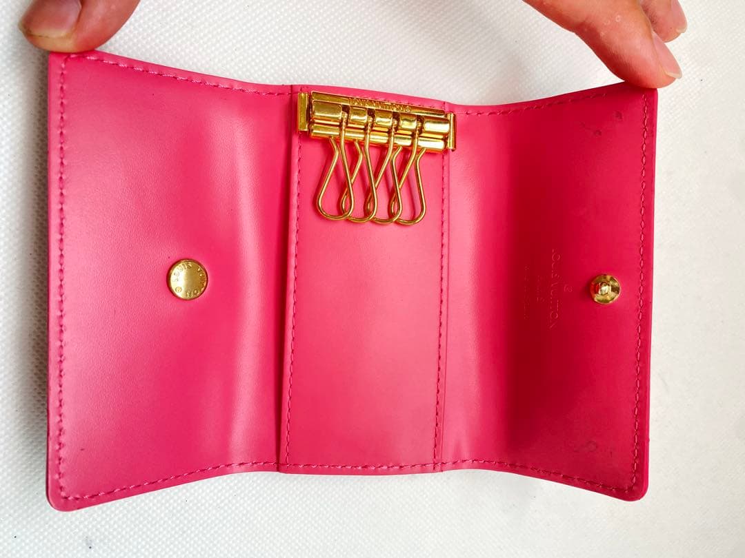 新品未使用 ルイヴィトン モノグラムヴェルニ ポムダムール ミュルティクレ4