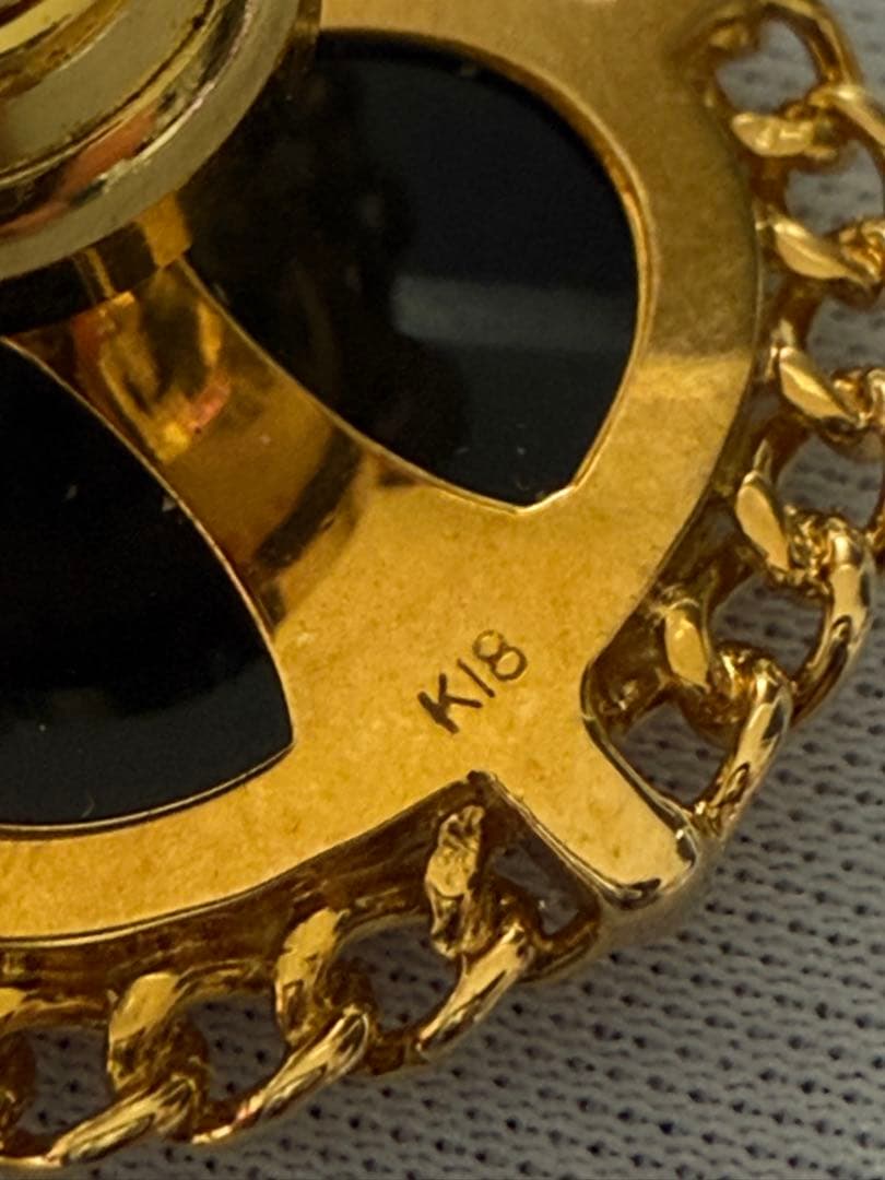 【専用】K18刻印 カメオ