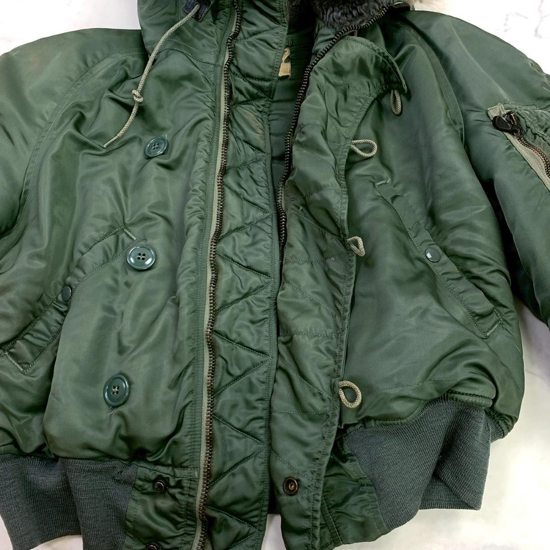 70s 米軍実物 N-2B フライトジャケット E型 M　E095