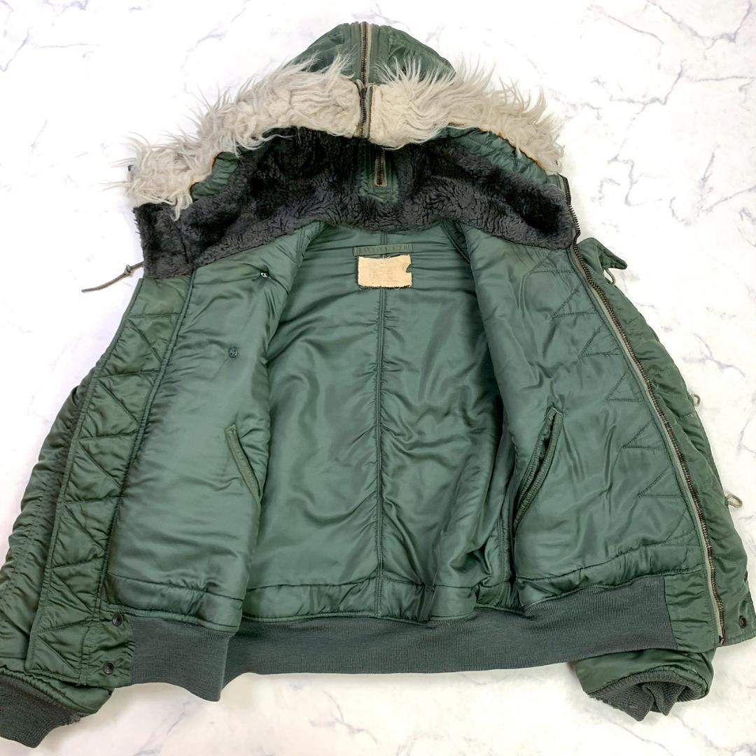 70s 米軍実物 N-2B フライトジャケット E型 M　E095