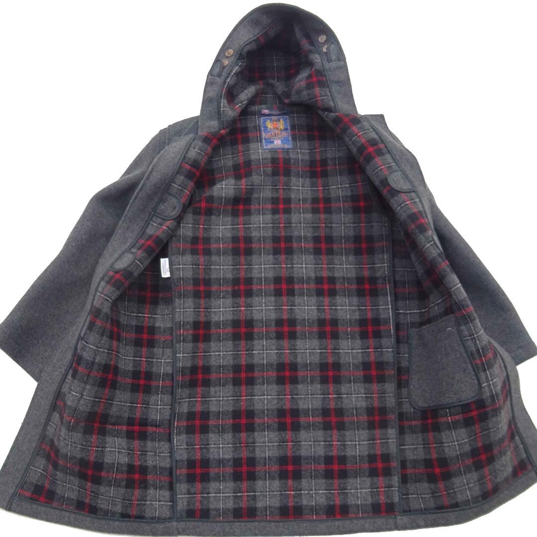 美品英国旗タグ　グロバーオール ダッフルコート38イギリス製クラシック㈱大丸