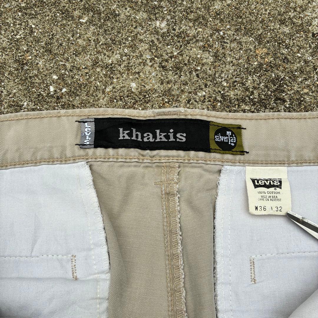 90s USA製 Levi's SILVER TAB KHAKIS 極太