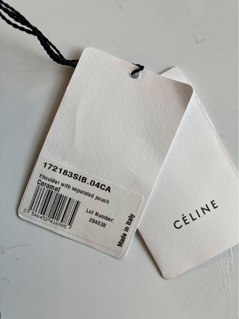 新品　セリーヌ　CELINE オールソフト ショルダーバッグ レザー ブラウン