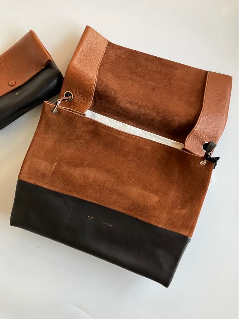 新品　セリーヌ　CELINE オールソフト ショルダーバッグ レザー ブラウン