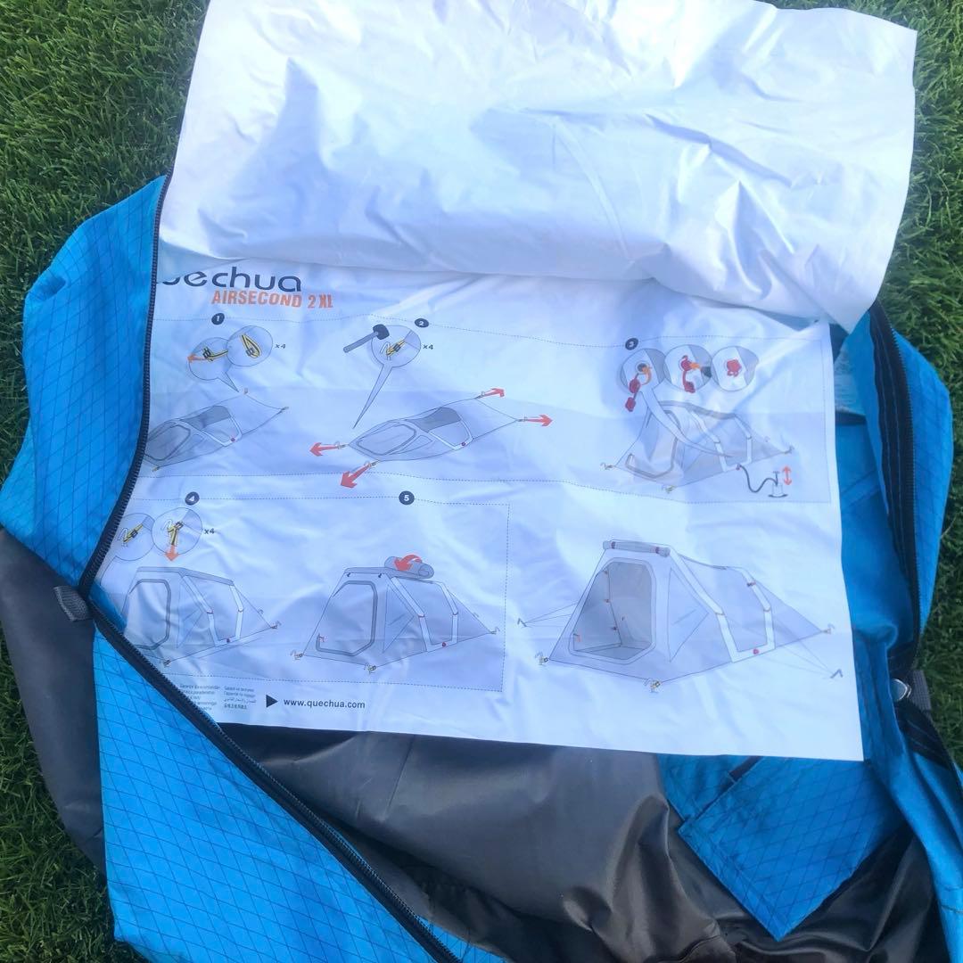 【激レア】Quechua AIR SECONDS XL インフレータブルテント