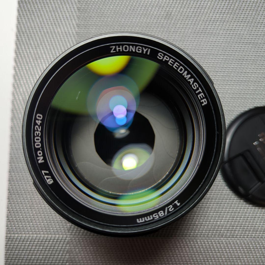 中一光学 SPEEDMASTER 85mm F1.2 Eマウント 単焦点レンズ