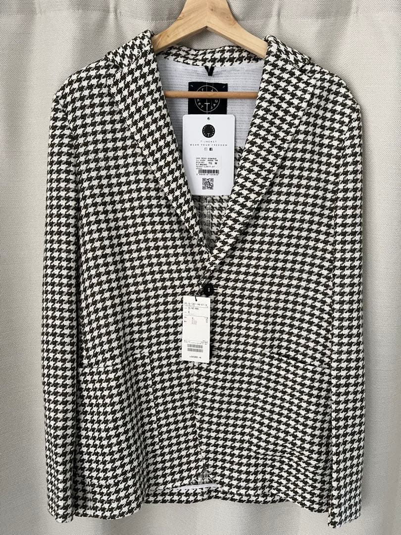 さ*ん様 【新品】T-JACKET(ティージャケット) テーラードジャケット千鳥