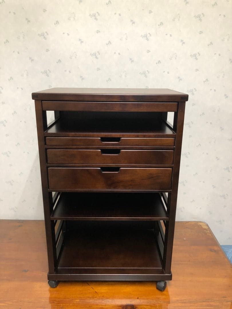 11F051301 豊岡クラフト/MARUZEN 森林楽 電話台 サイドテーブル