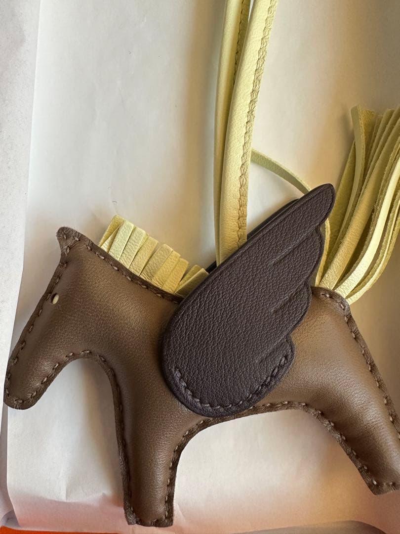 【美品】HERMES ペガサス　エトゥープ