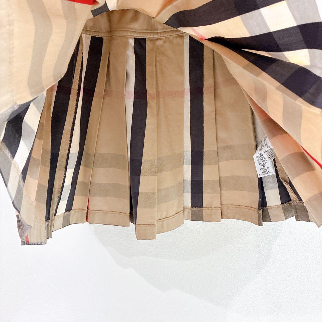 バーバリーチルドレン　プリーツスカート　14Y メガチェック　164cm