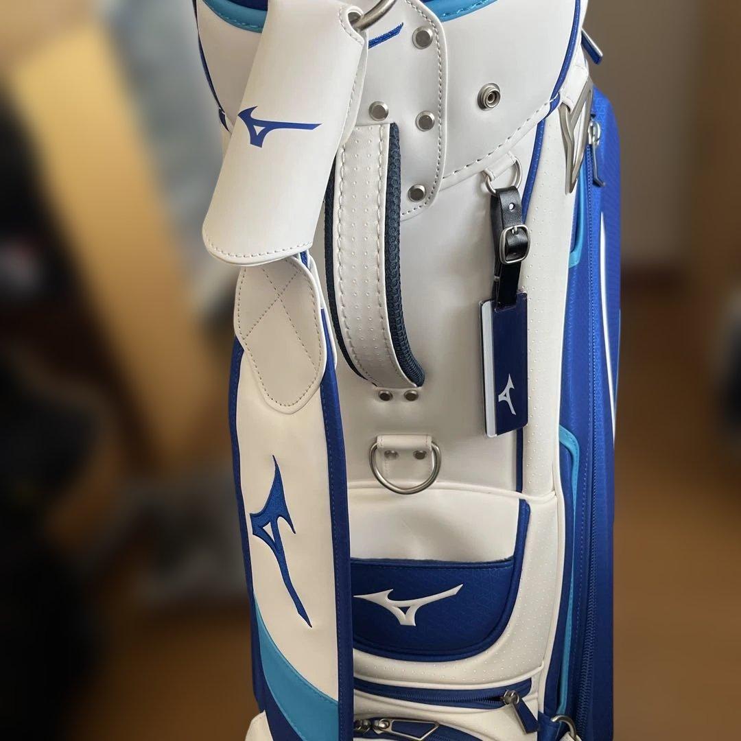 Mizuno ゴルフキャディバッグ 青/白