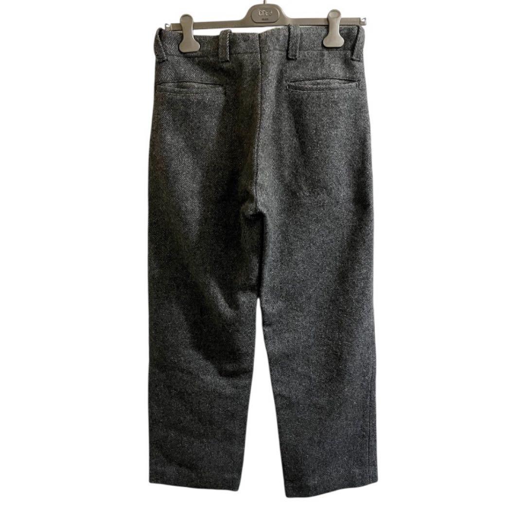 極太 60s カナダ製 ヴィンテージ ウールパンツ ヘリンボーン スラックス