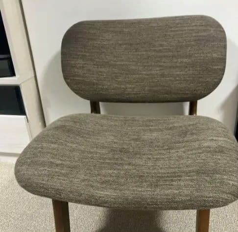 本日限定値下げ！ニトリダイニングチェアNシールドファブリックペットなし禁煙１脚